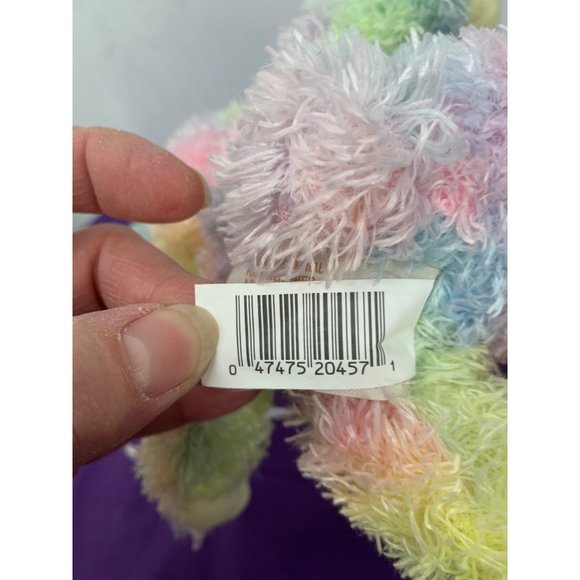 Dan Dee Collectables Choice Tie Die Bunny Pastels Pink Nose and Bow Yellow Posea - Picture 6 of 11